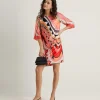 Silky Dress Fancy Print*Ana Alcazar Fashion