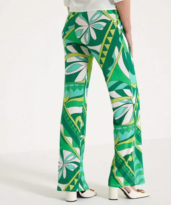 Slinky Pants Retro Leaf Print*Ana Alcazar Shop