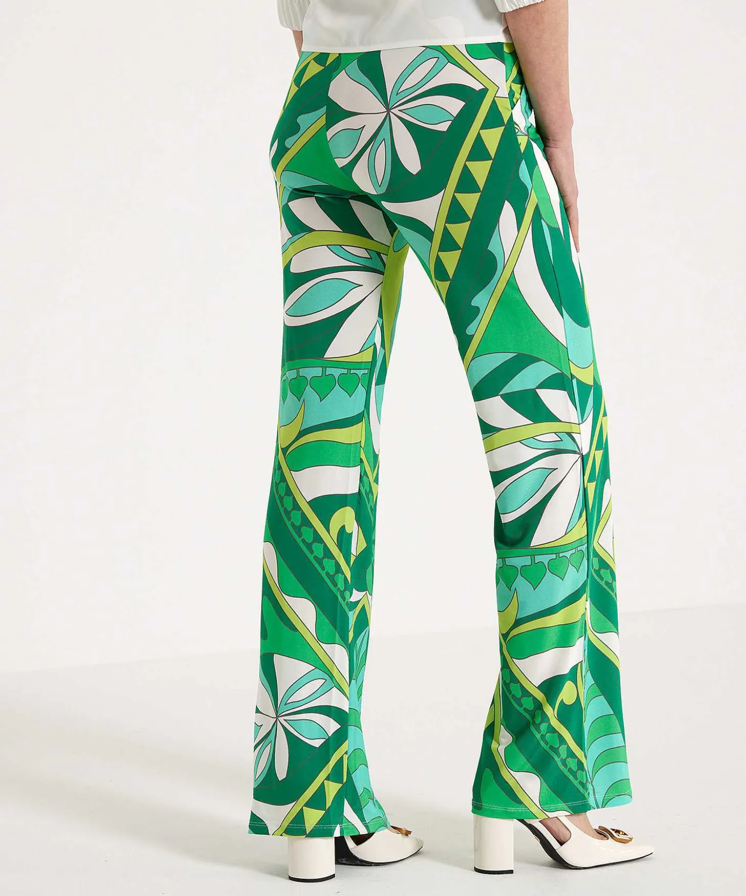 ana_alcazar_slinky_pants__3.webp Slinky Pants Retro Leaf Print*Ana Alcazar Shop
