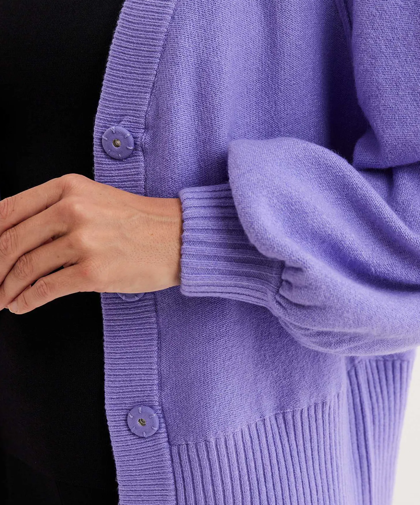 beaumont_cardigan_oversiz_2.webp Beaumont Cardigan Oversized Balloon Sleeve Sage*BEAUMONT APPAREL Best Sale