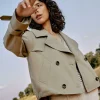 Cropped Trench Coat Faye*Beaumont Cheap