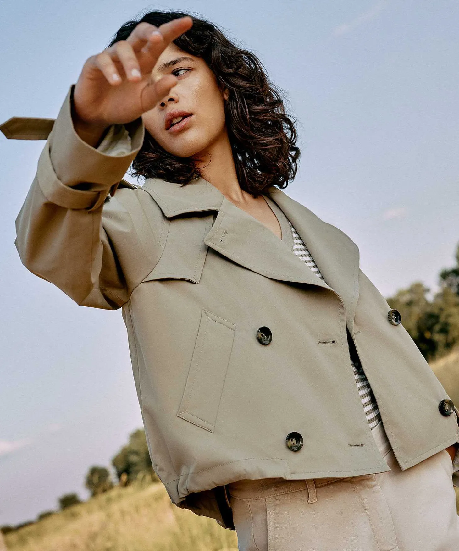 beaumont_cropped_trench_c_0.webp Cropped Trench Coat Faye*Beaumont Cheap