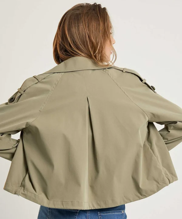 Cropped Trench Coat Faye*Beaumont Cheap