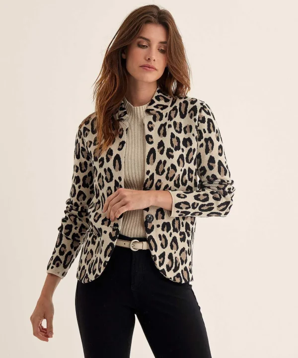 Blazer Vest Panther Lurex** Clearance
