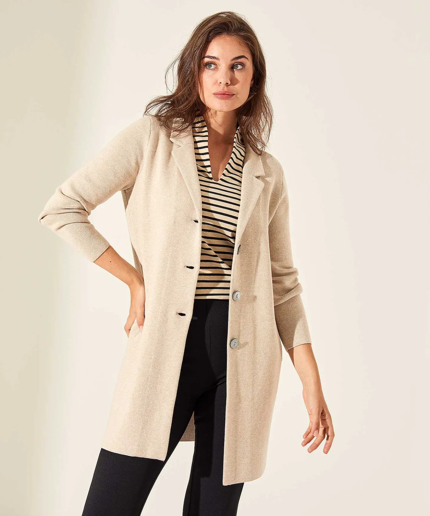 blazer_vest_puntaknit_lo_2-2.webp Blazer Vest Puntaknit Long** Hot
