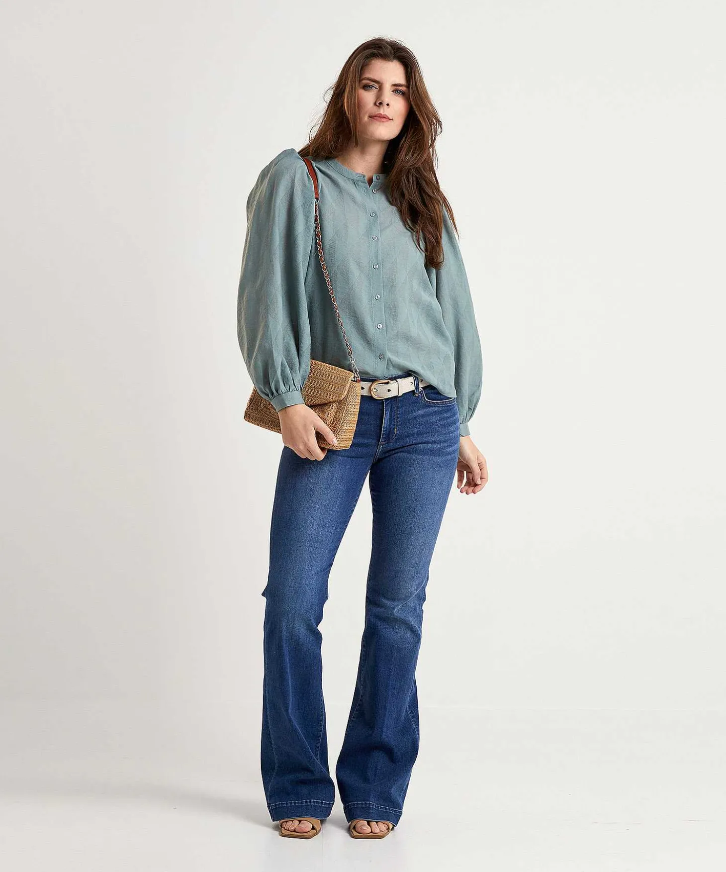 bybar_blouse_puff_sleeve__3.webp Blouse Puff Sleeve Rikki Geo*By-Bar Sale
