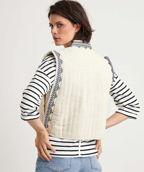 Gilet With Embroidery Isla*By-Bar New