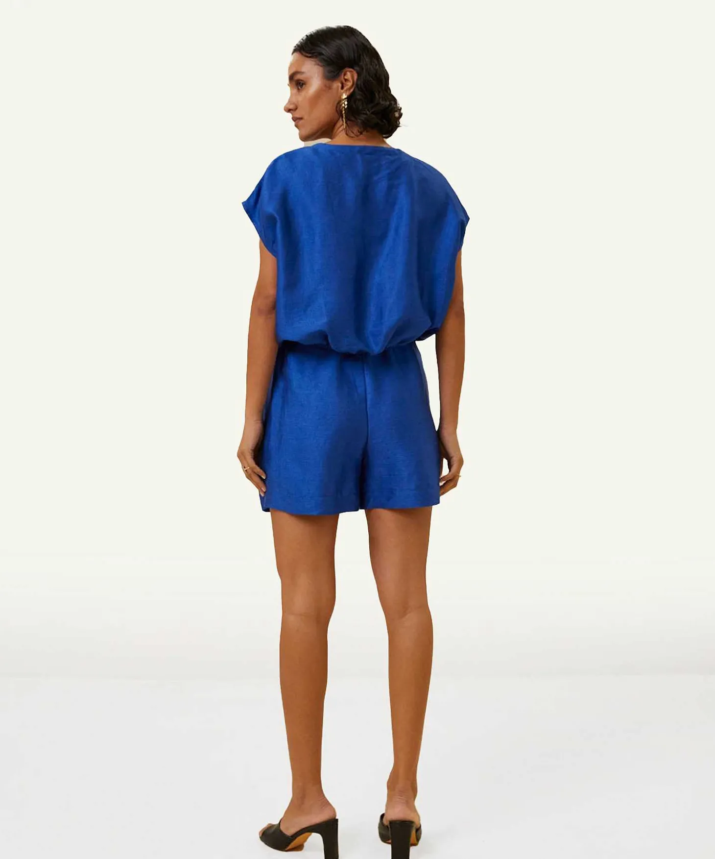 bybar_shiny_cropped_blous_0.webp Shiny Cropped Blouse Lode Gloss*By-Bar New
