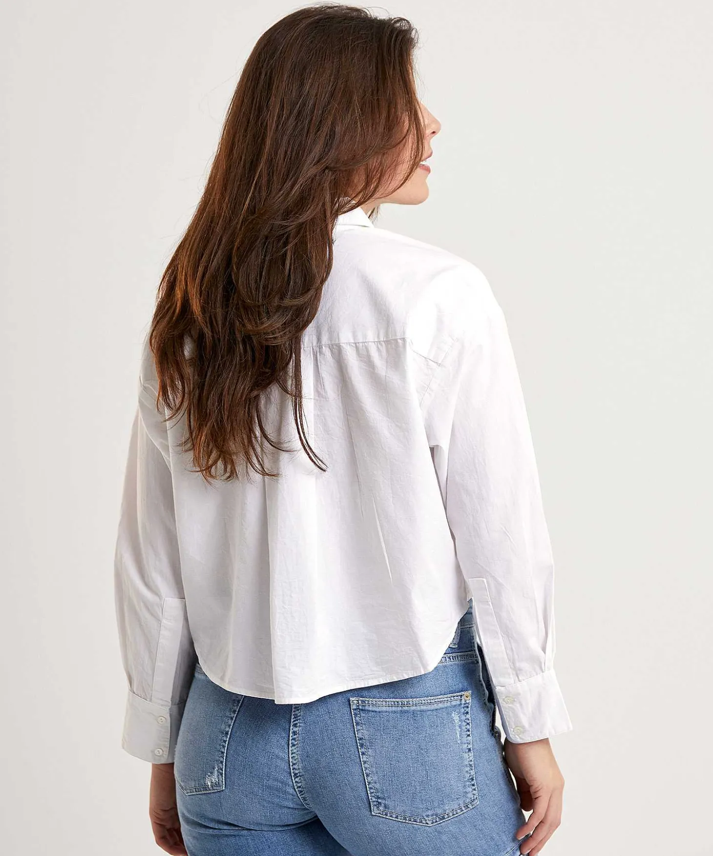 bybar_short_poplin_blouse_1.webp Short Poplin Blouse Florien*By-Bar Best Sale