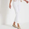 Cropped Pants Rhinestone Detail Piper*Cambio Fashion