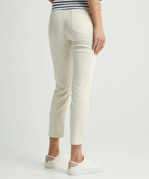 Cropped Soft Cotton Trousers Piper*Cambio Clearance