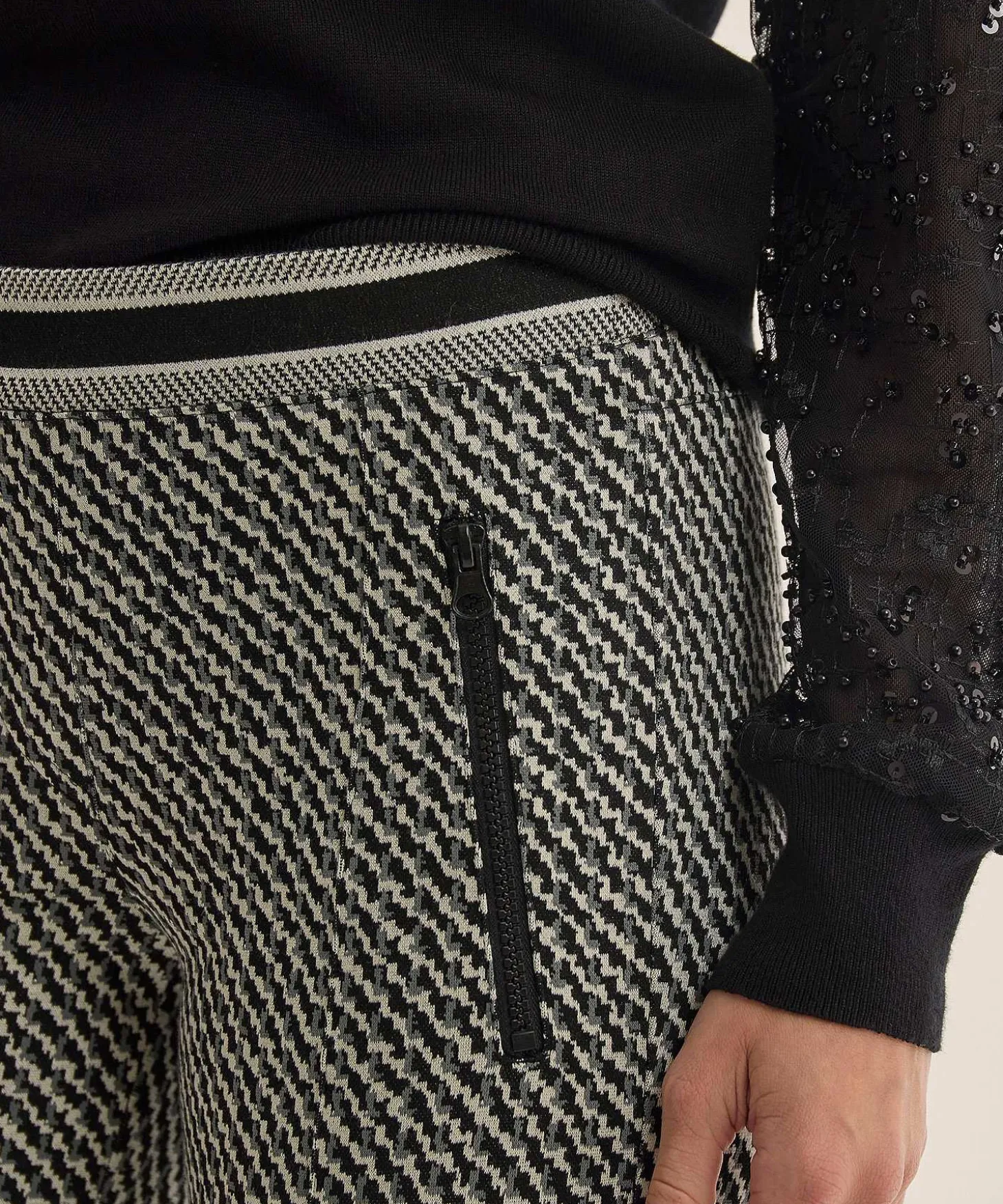 cambio_cropped_trousers_j_0.webp Cropped Trousers Jacquard Ranee*Cambio Discount