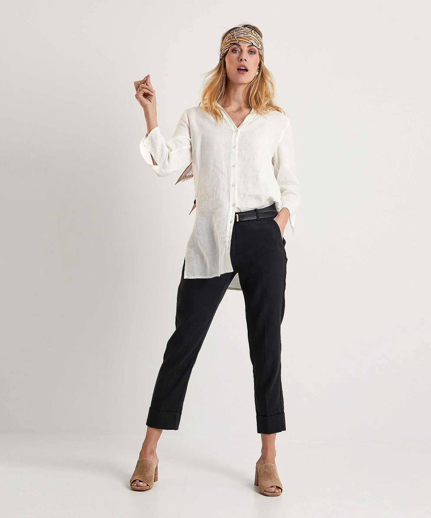 cambio_cropped_trousers_l_3-1.webp Cropped Trousers Linen Mix Krystal*Cambio Cheap