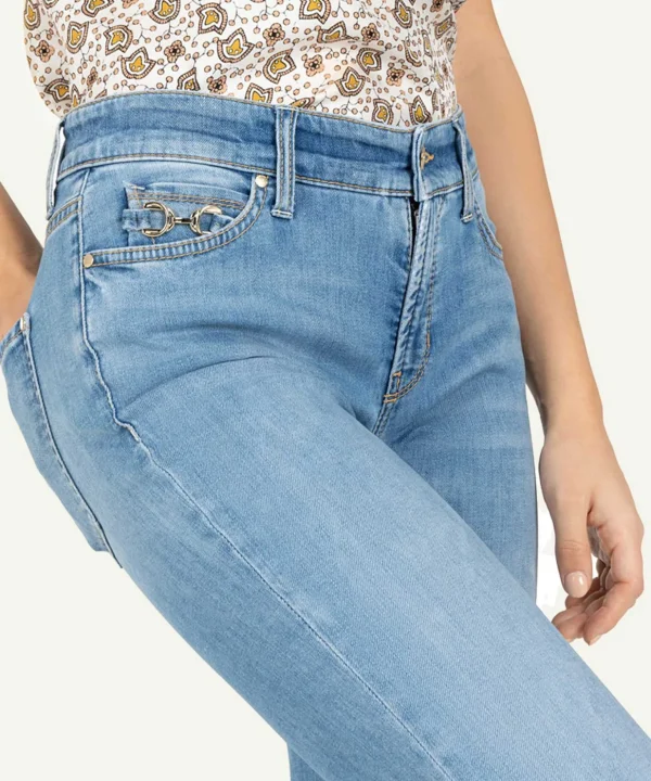 Flared Jeans With Decorative Bit Paris*Cambio Outlet