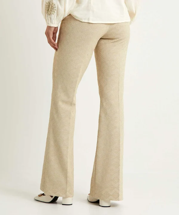 Flared Pants Lace Lurex Francis*Cambio Online