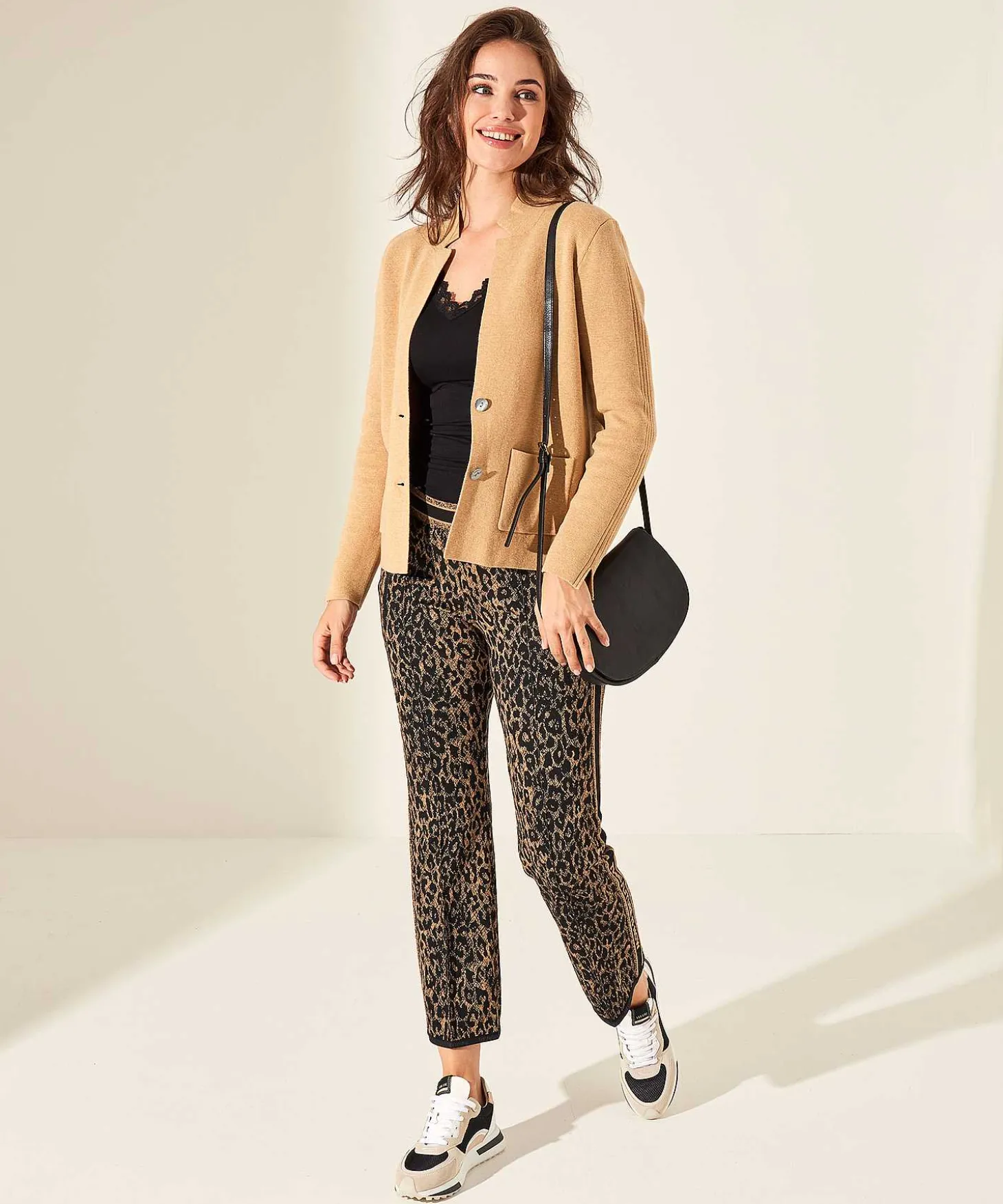 cambio_jacquard_pants_eas_2.webp Jacquard Pants Easy Kick Ranee Animal*Cambio Clearance