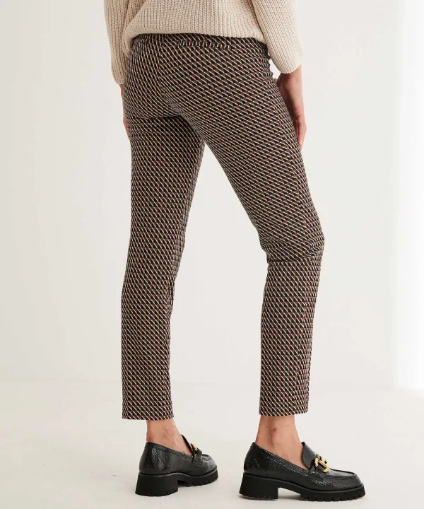 Jacquard Trousers Graphic Ros*Cambio Best