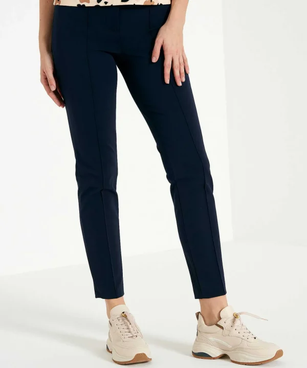 Soft Techno Trousers With Partial Seam Ros*Cambio Store