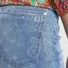 Wide Leg Jeans Paisley Print Fabienne*Cambio Sale