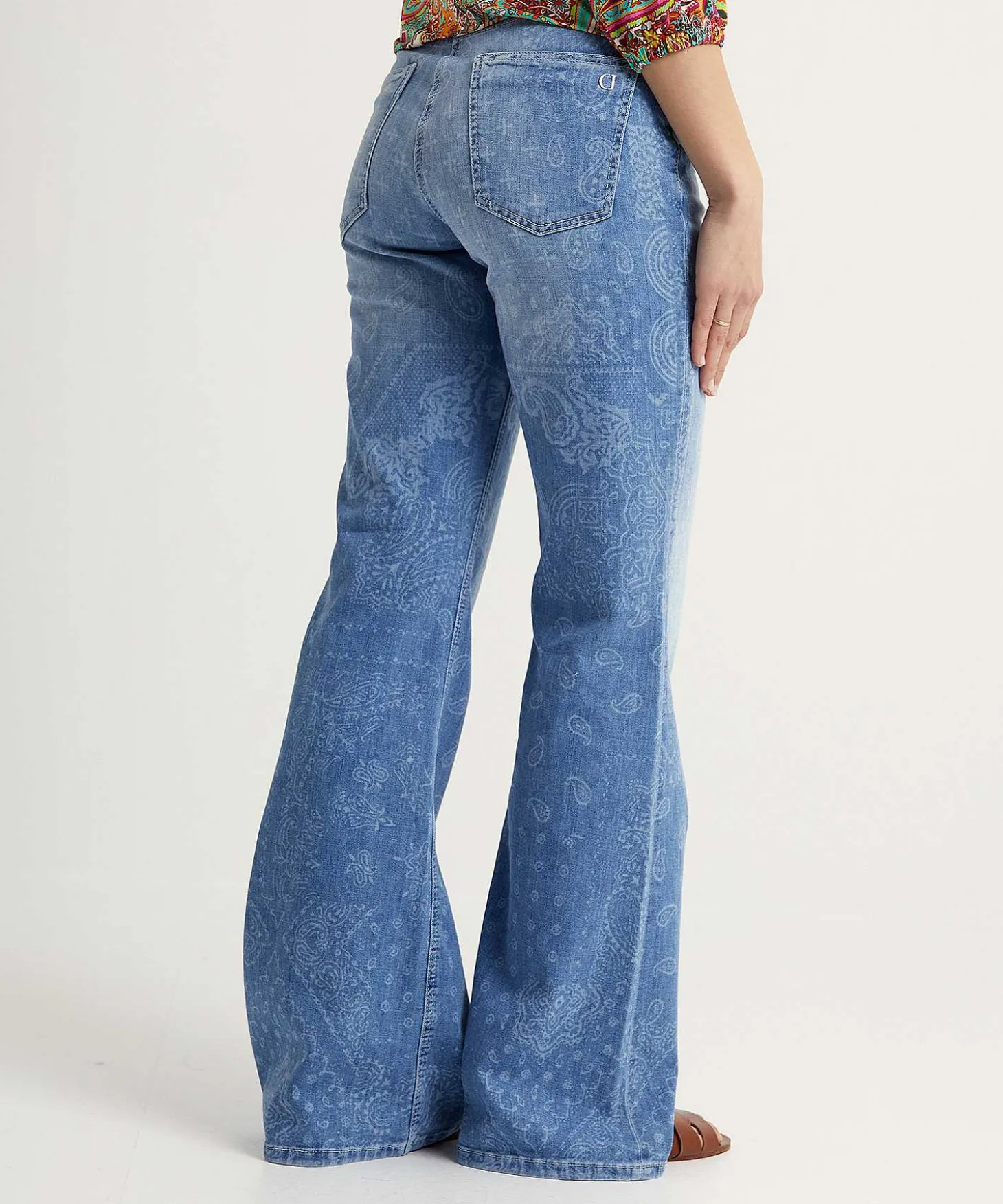 cambio_wide_leg_jeans_pai_2.webp Wide Leg Jeans Paisley Print Fabienne*Cambio Sale