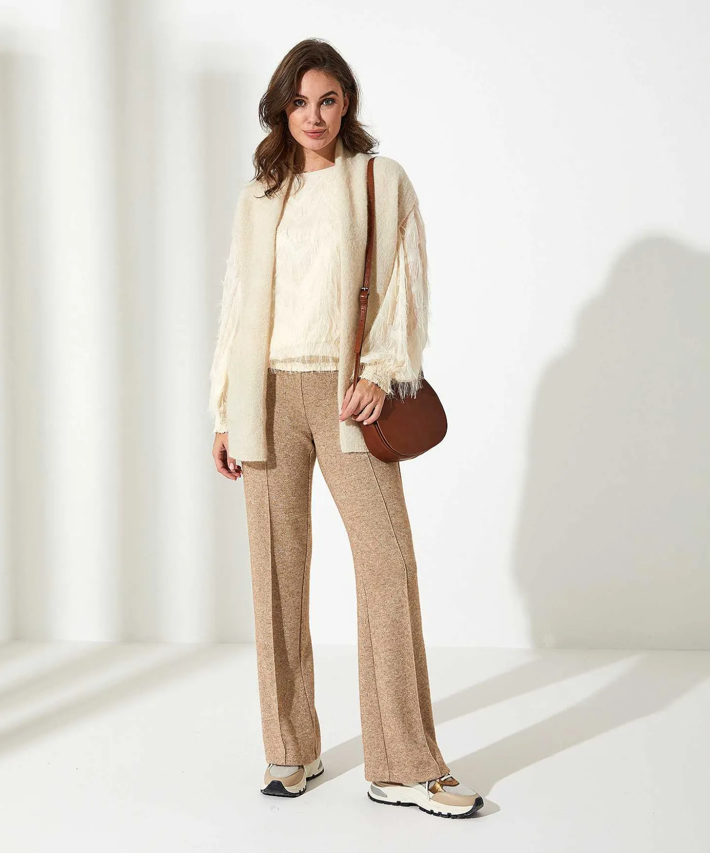 cambio_wide_leg_pants_wit_0-1.webp Wide Leg Pants With Lurex Ava*Cambio Sale
