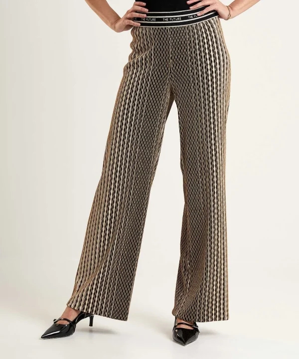 Wide Leg Pants With Lurex Allison*Cambio Hot