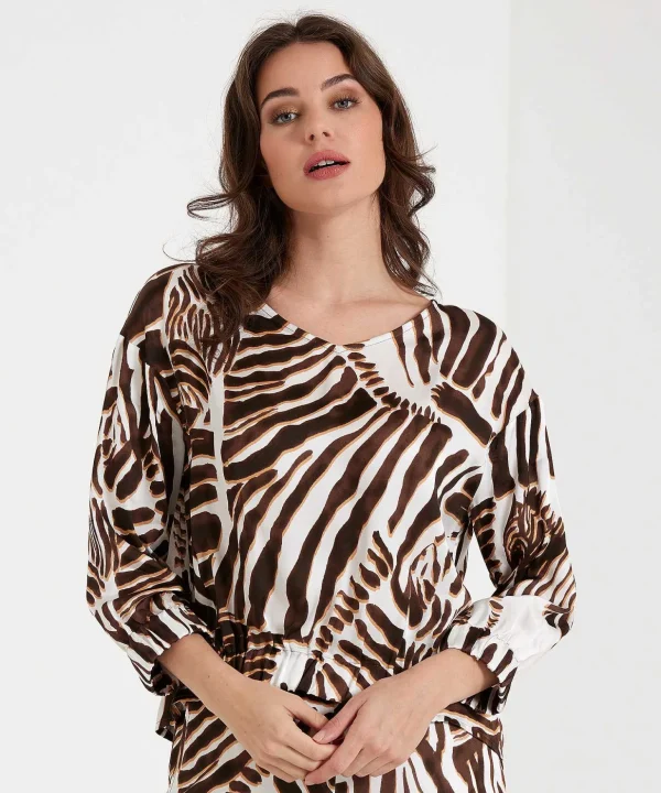Blouse Zebra Print*Caroline Biss Sale