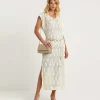 Crochet Dress With Belt*Caroline Biss Flash Sale