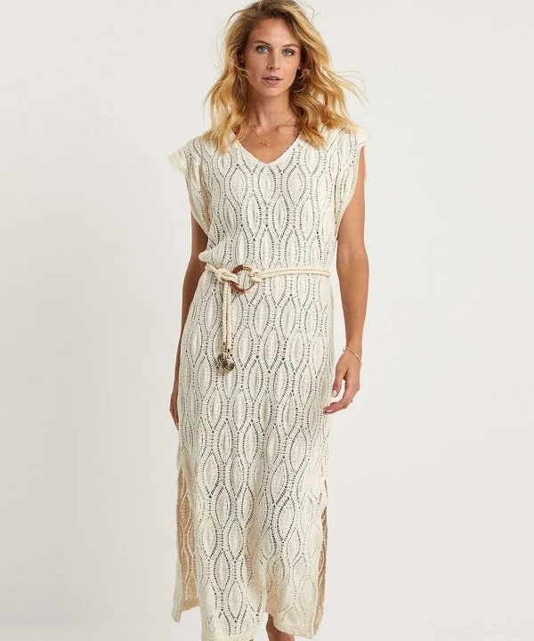 Crochet Dress With Belt*Caroline Biss Flash Sale