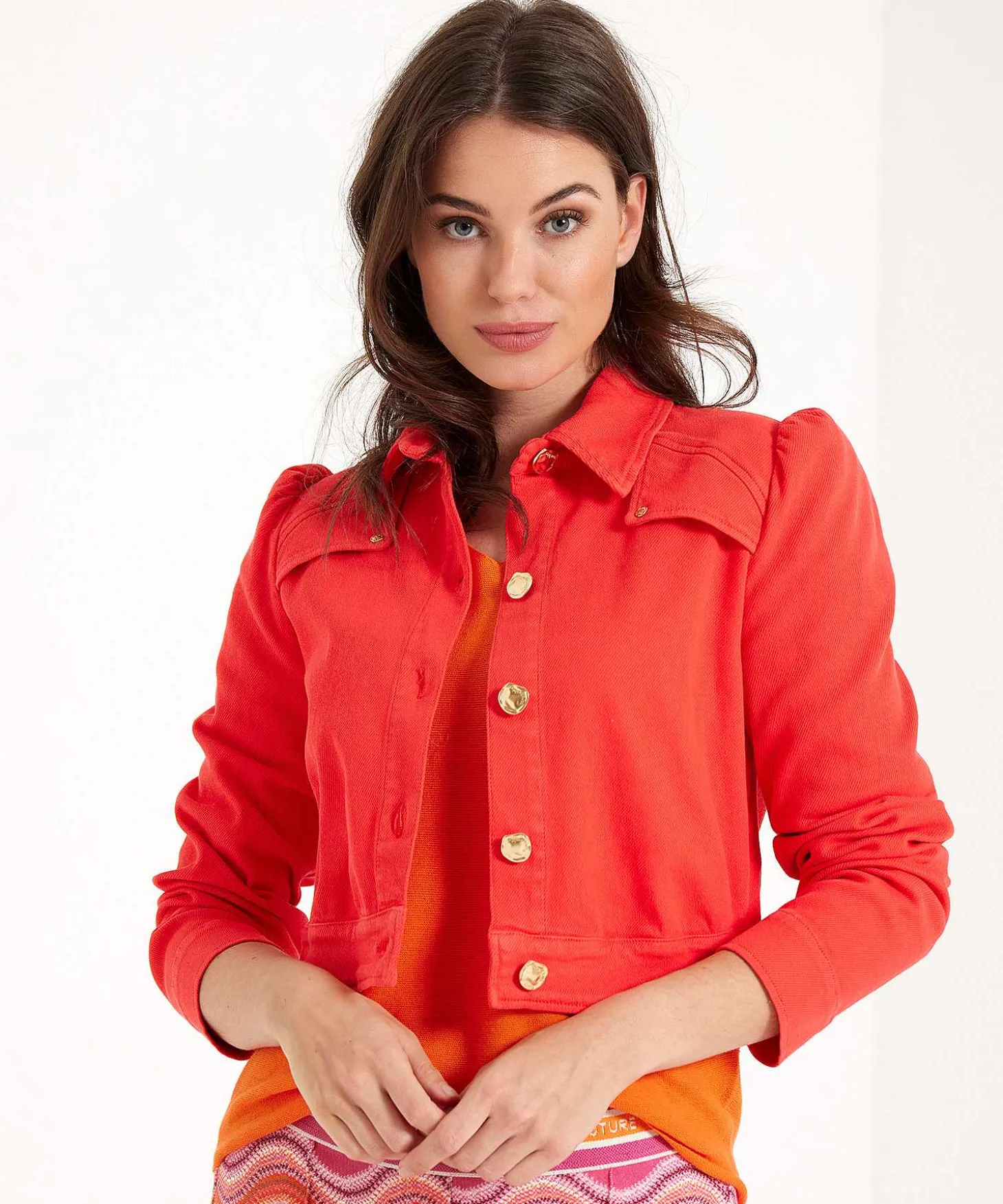 caroline_biss_short_jacke_0-1.webp Short Jacket Puff Sleeve*Caroline Biss Store