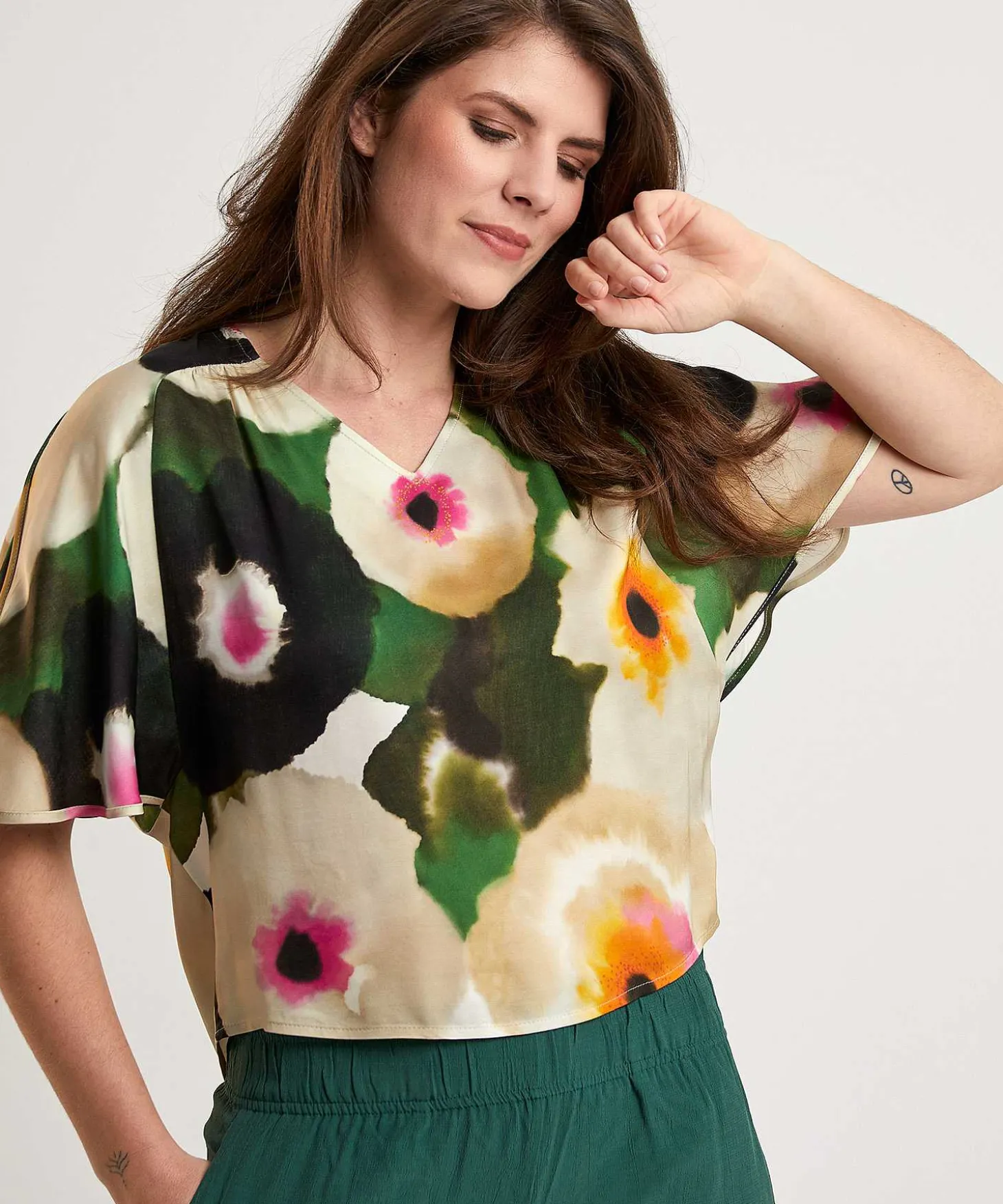 caroline_biss_silky_blous_0-1.webp Silky Blouse Fancy Flower*Caroline Biss Fashion