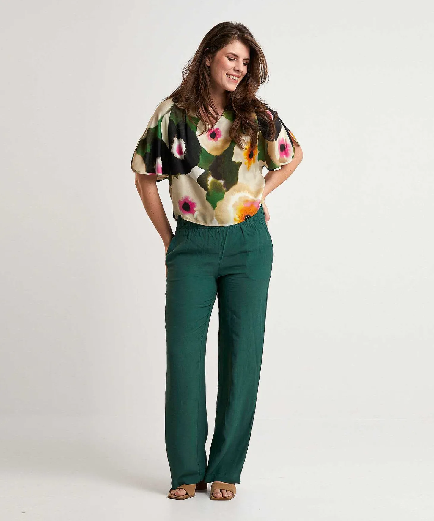caroline_biss_silky_blous_1-1.webp Silky Blouse Fancy Flower*Caroline Biss Fashion
