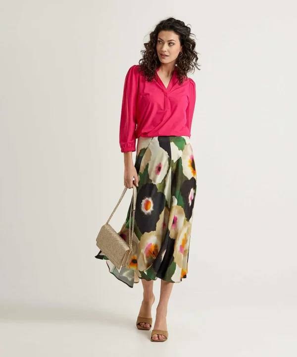 Silky Skirt Fancy Flower*Caroline Biss Sale