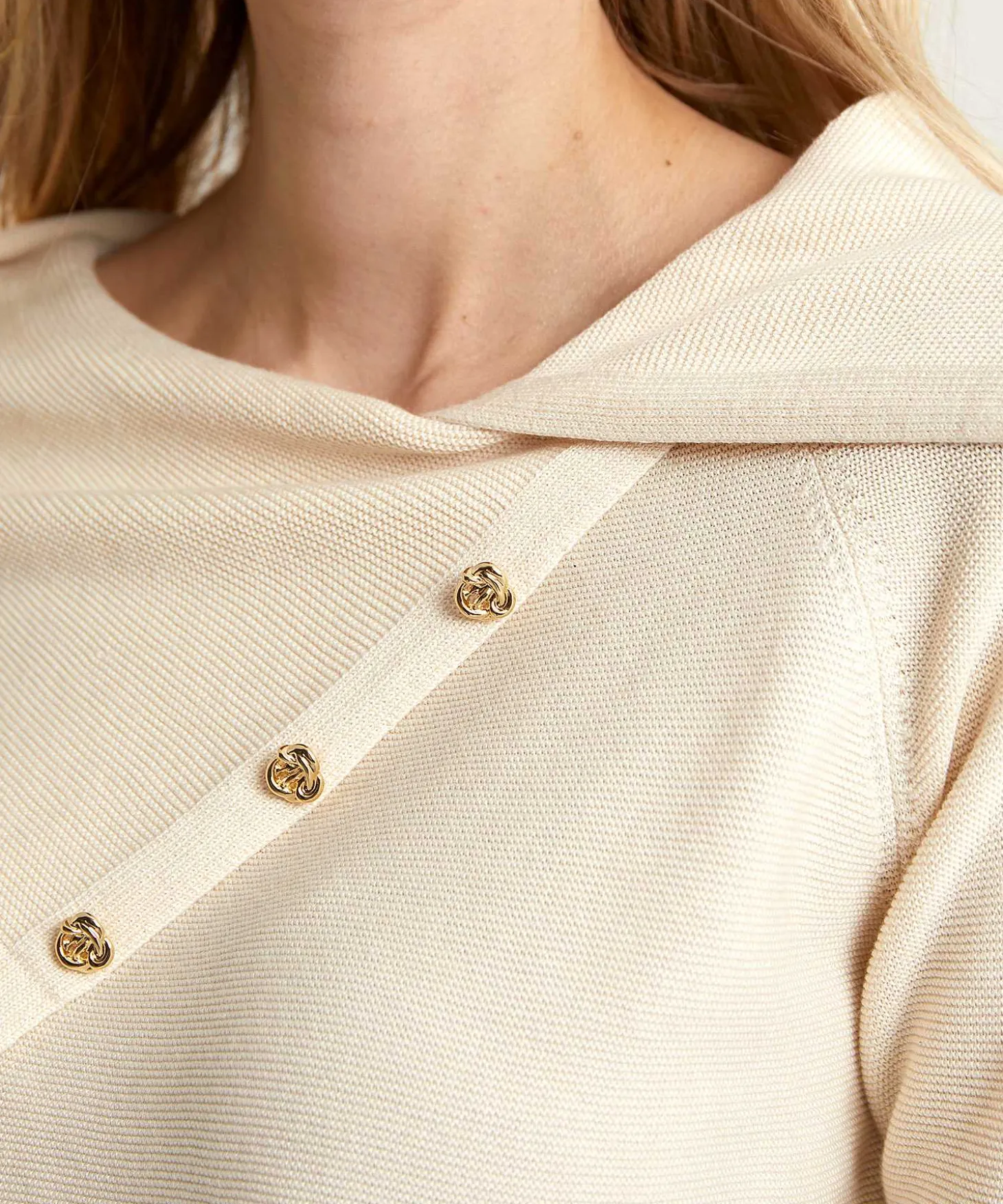 caroline_biss_sweater_asy_1.webp Sweater Asymmetrical Collar*Caroline Biss Flash Sale