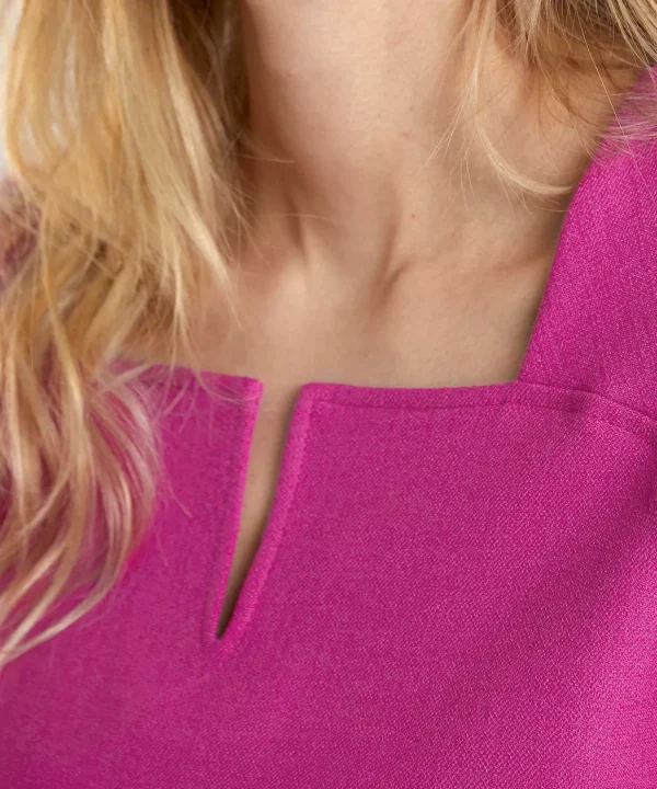 Top Raglan Sleeve Crepe*Caroline Biss Fashion
