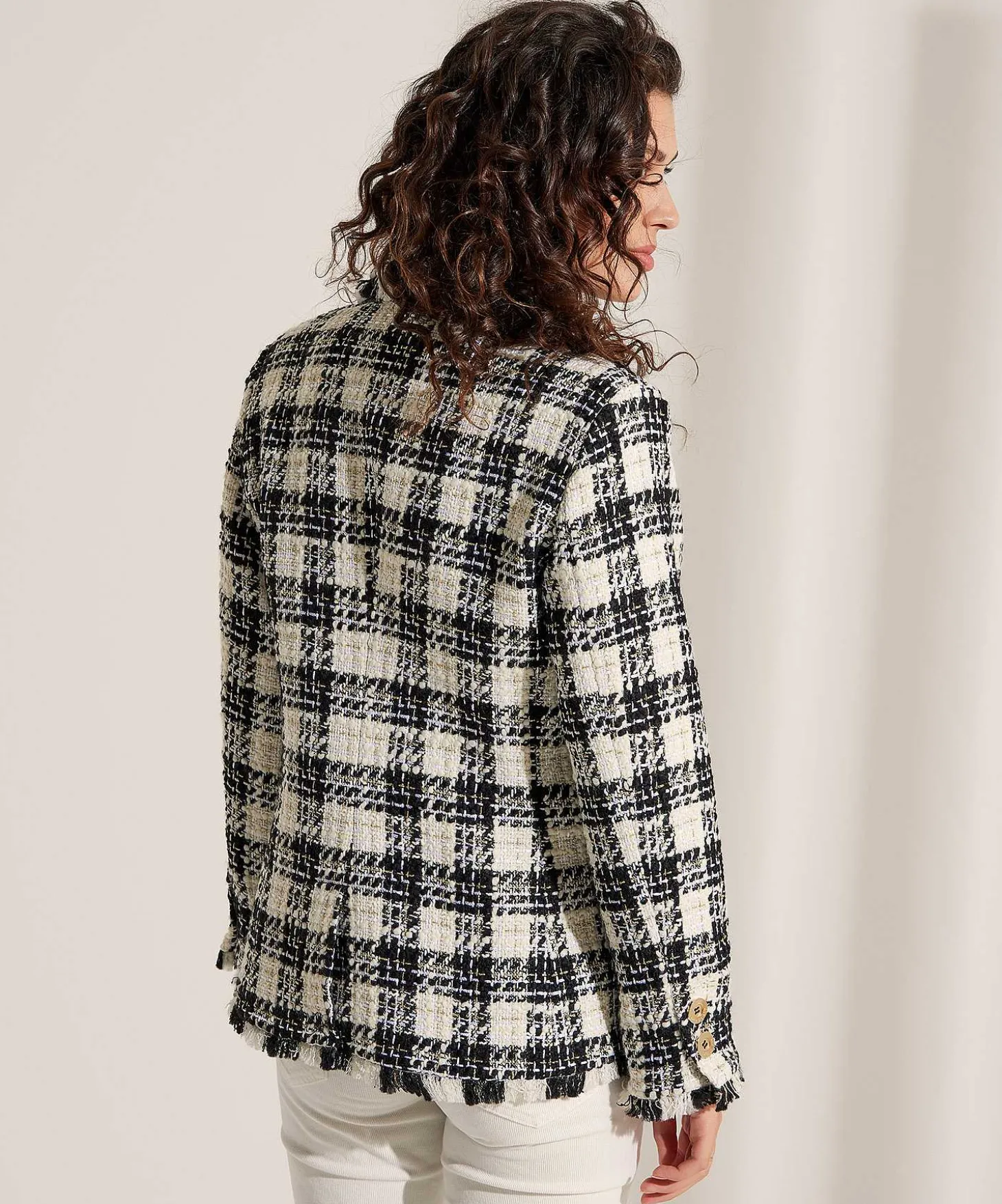 due_amanti_boucle_blazer__0.webp Boucle Blazer Lurex Lita*Due Amanti Clearance