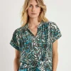 Blouse With Zebra Print*Emotions Hot