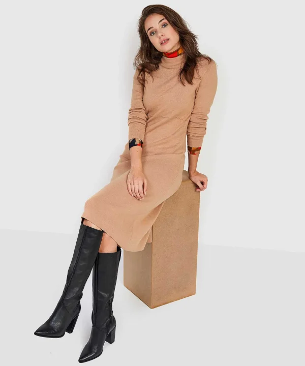 Jersey Dress Turtleneck*Emotions Shop