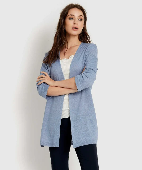 Linen Cardigan Button*Emotions Store