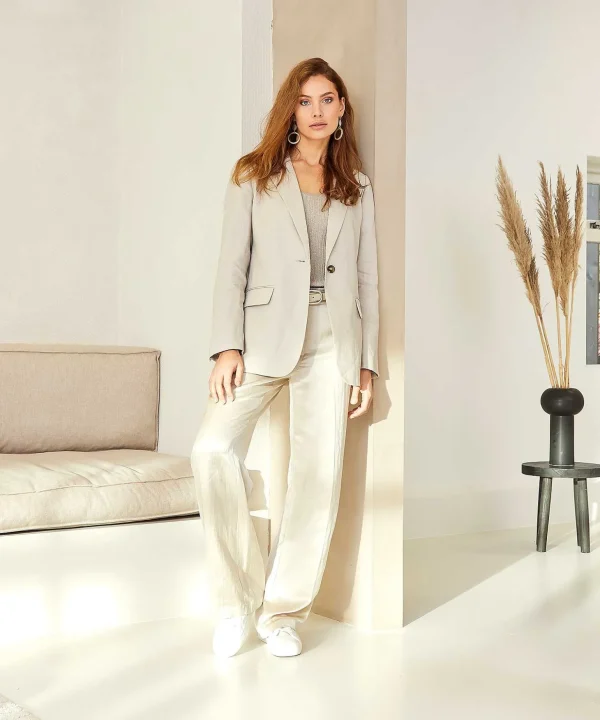 Oversized Linen Blazer*Emotions Fashion