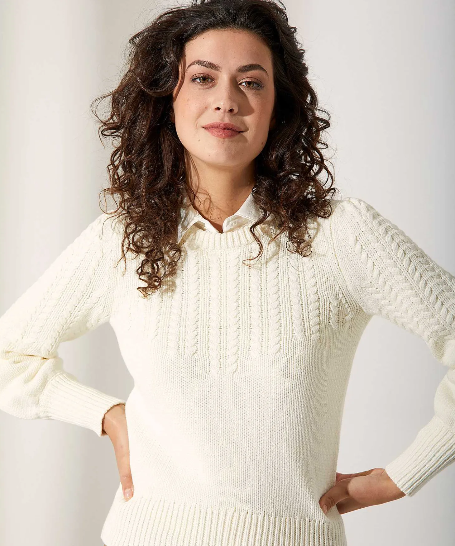 emotions_sweater_with_cab_2.webp Sweater With Cable Motif*Emotions Hot