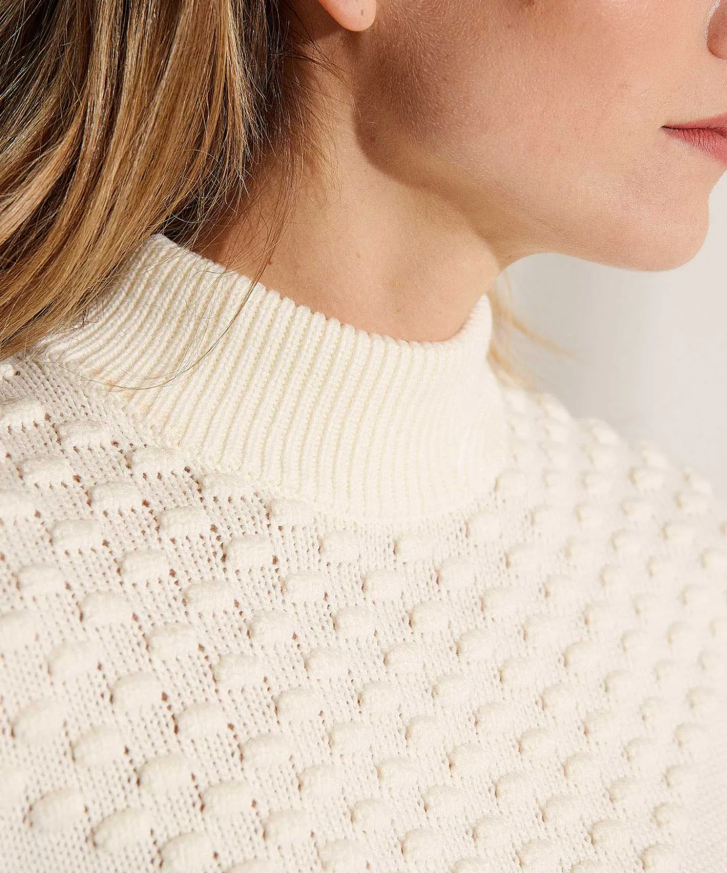 emotions_turtleneck_sweat_0.webp Turtleneck Sweater With Polka Dots*Emotions Online