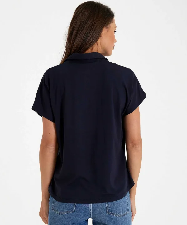 Essentials Polo Blouse Shirt** Cheap
