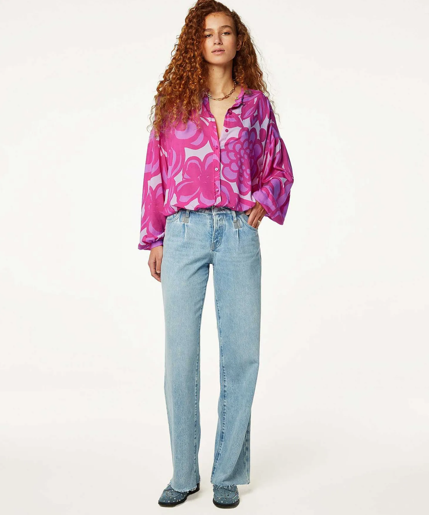 fabienne_chapot_blouse_pi_2.webp Blouse Pink Print Lexi*Fabienne Chapot Sale