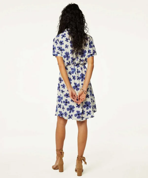 Floral Print Boyfriend Dress*Fabienne Chapot New