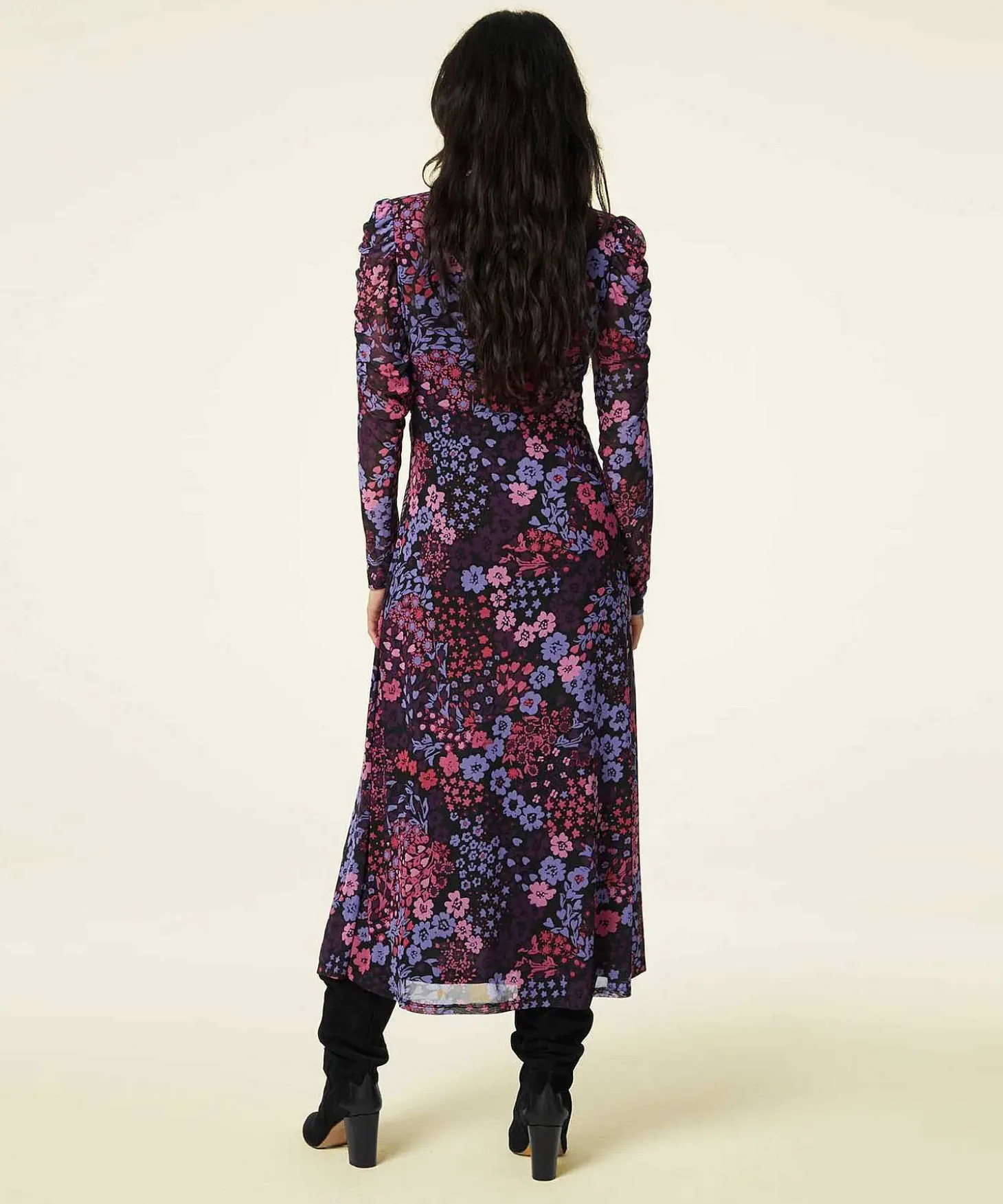 fabienne_chapot_mesh_dres_0.webp Mesh Dress Floral Print Bella*Fabienne Chapot Best