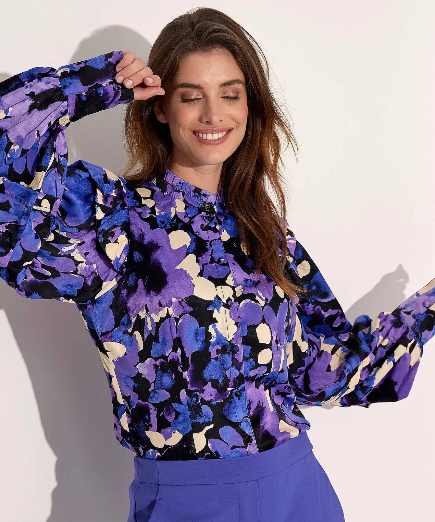 fabienne_chapot_silky_blo_3.webp Silky Blouse Floral Print Philo*Fabienne Chapot Online