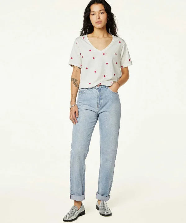 T-Shirt Floral Embroidery Phill*Fabienne Chapot Shop