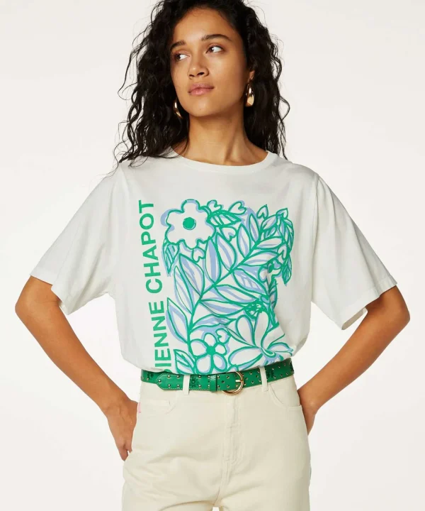 T-Shirt Flower Print Fay*Fabienne Chapot Cheap