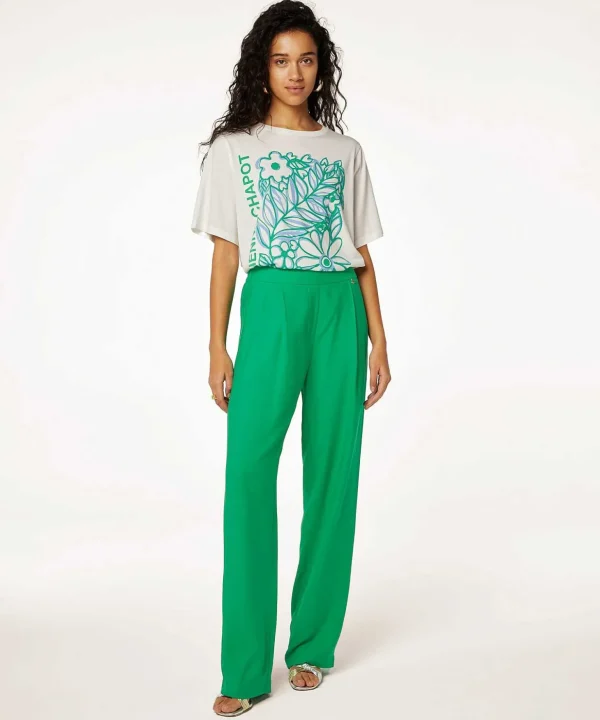 T-Shirt Flower Print Fay*Fabienne Chapot Cheap
